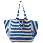 STELLA & GEMMA Bag Shopper Blue & White Stripe