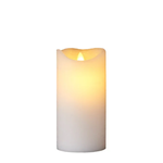 SIRIUS Sara Candle 75X150 White Rechargeable