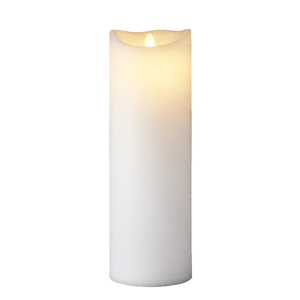 SIRIUS Sara Candle 75X200 White Rechargeable