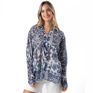 STELLA & GEMMA Blouse Syros Medina Blue