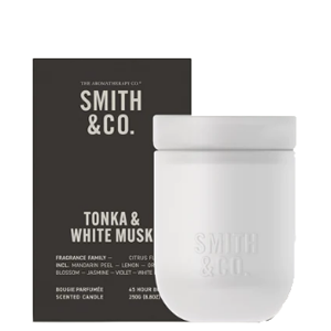 TAC Smith & Co Tonka & White Musk Candle 250g