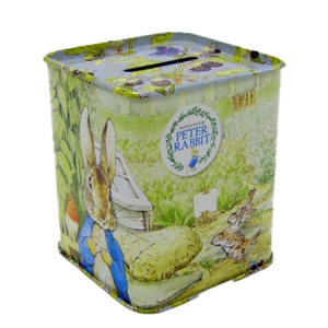 PETER RABBIT Tin Money Box