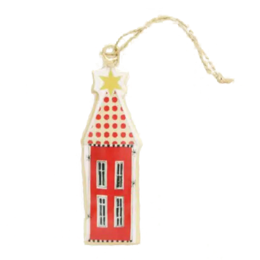 LE FORGE House Vintage Hanging Red