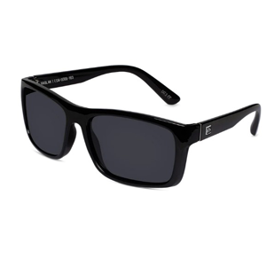 WOLLUMBIN Men's Raglan Sunglasses Black/Smoke