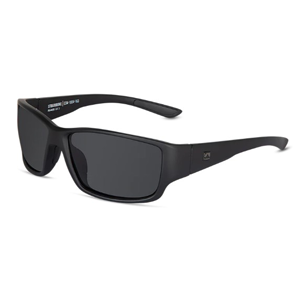WOLLUMBIN Men's Stradboke Sunglasses Black/Smoke
