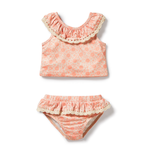 WILSON & FRENCHY Amelie Floral Crochet 2-Piece Swimsuit