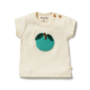 WILSON & FRENCHY Apple Papple Tee Embroidered