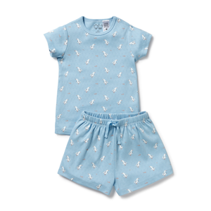 WILSON & FRENCHY Sunny Seagulls Pyjamas Short Sleeved