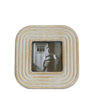 CC INTERIORS Wooden Photo Frame Ridged 4X4