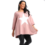 BEAU Zola Star Sweater Pink