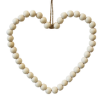 LA VIDA Beaded Heart Natural