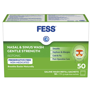 FESS Nasal & Sinus Gentle Wash 50 Sachets