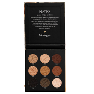 NATIO Eye Shadow Palette Golden Citrine