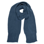 ANTLER Scarf Textured Knit Blue