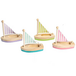 ALLENS TRADING Wooden Sail Boat
