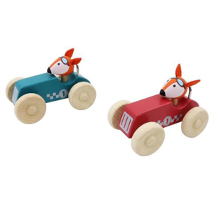 ALLENS TRADING Wooden Tiger Racing Car