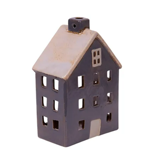 FRENCH COUNTRY Alsace Tealight Wide Chalet Grey