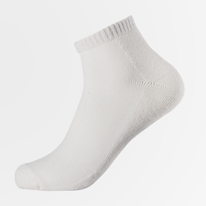 BOODY Men's Cushioned Sport Ankle Socks White 6-11
