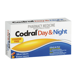 CODRAL Day & Night Cold & Flu Tablets 24