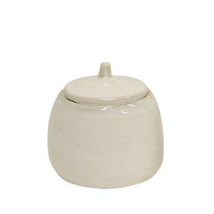 FRENCH COUNTRY Franco Rustic White Sugar Pot