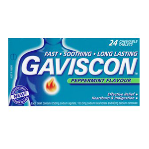 GAVISCON Peppermint Tabs 24