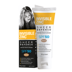 INVISIBLE ZINC Sheer Defence Tinted Moisturiser SPF50 Medium 50g