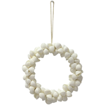 LE FORGE Shell Arca Wreath 30cm White