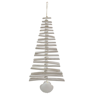 LE FORGE Shell Driftwood Hanger White