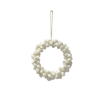 LE FORGE Shell Wreath Small White