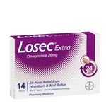 LOSEC Extra Tabs 20mg 14