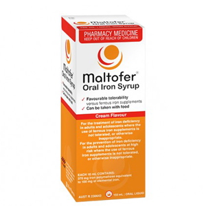 MALTOFER Iron Syrup 50mg/5ml 150ml