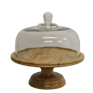FRENCH COUNTRY Ploughmans Board Cake Dome on Stand
