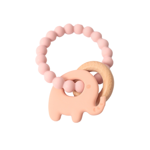 SPLOSH Baby Pink Elephant Silicone Teether