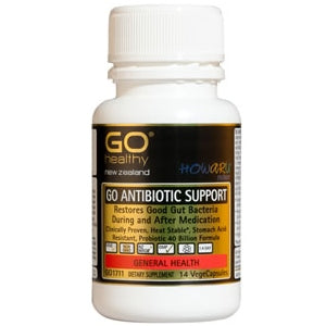 GO HEALTHY Antibiotic Support Probiotic 40B Caps 14