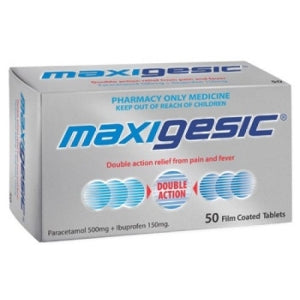 MAXIGESIC Pain Relief Tabs 50s