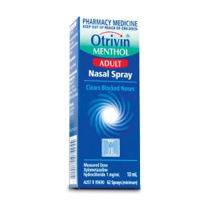 OTRIVIN Decongestant Nasal Spray Menthol Adult 10ml