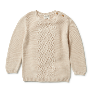 WILSON & FRENCHY Oatmeal Knitted Jumper