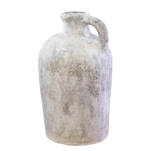 CAPULET Provincial Terracotta Vase Weathered Stone 40X20cm