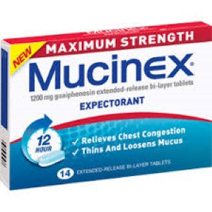 MUCINEX Tabs Max Strength 1200mg 14