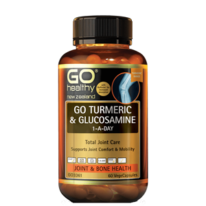 GO HEALTHY Turmeric and Glucosamine 1-a-day 60 Vcap