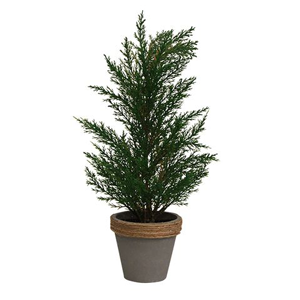 FRENCH COUNTRY Potted Cyprus Tree Dark Green Large